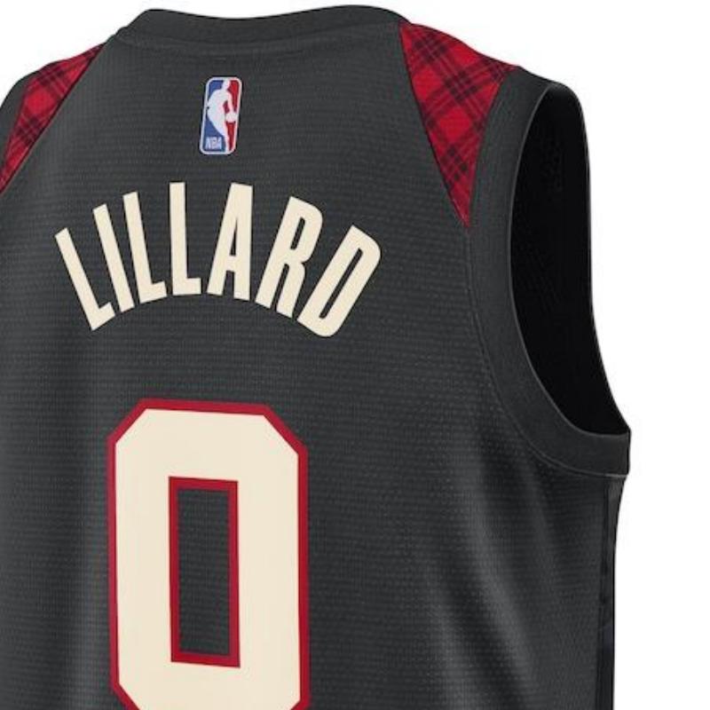 Nike Camisola NBA Damian Lillard City Edition 23-24 Masculina Tops Preto DX8517-010