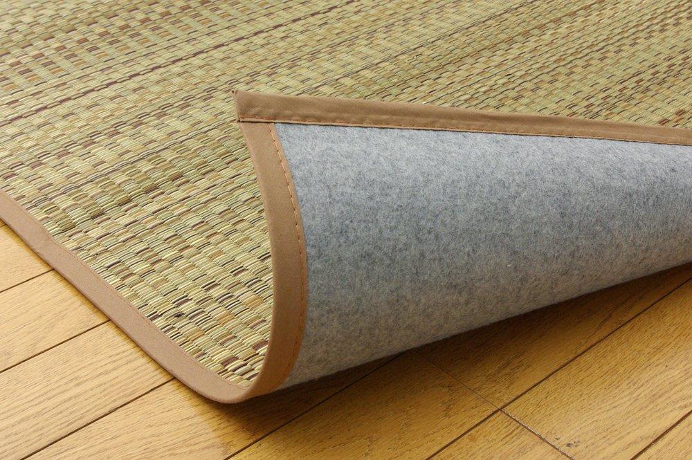 IKEHIKO Hand-woven Igusa Tatami Mat, "DX Color" Beige, Edo Size, 3 Tatami Mats (Approx. 176 x 261 cm), Backing: Non-woven Fabric