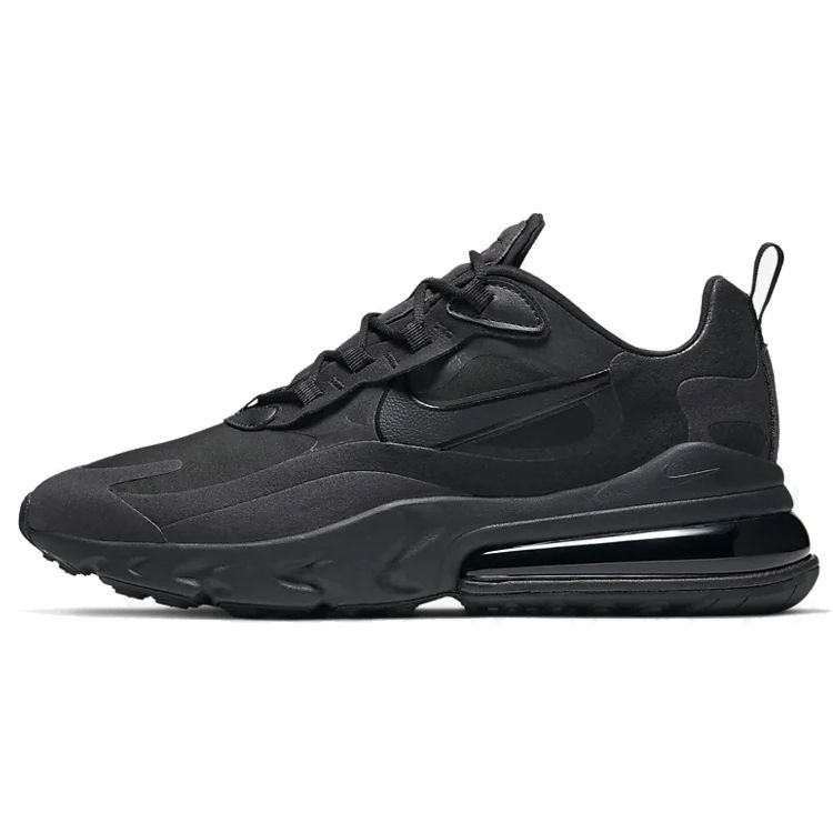 

Кроссовки унисекс Nike Air Max 270 React Triple Black масляно-серые AO4971-003