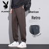 PLAYBOY Men's American Retro Loose Fit Jogger Sweatpants