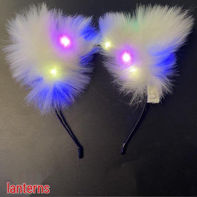 Luminous Feather Rabbit Ears Headband - Graduation Gift