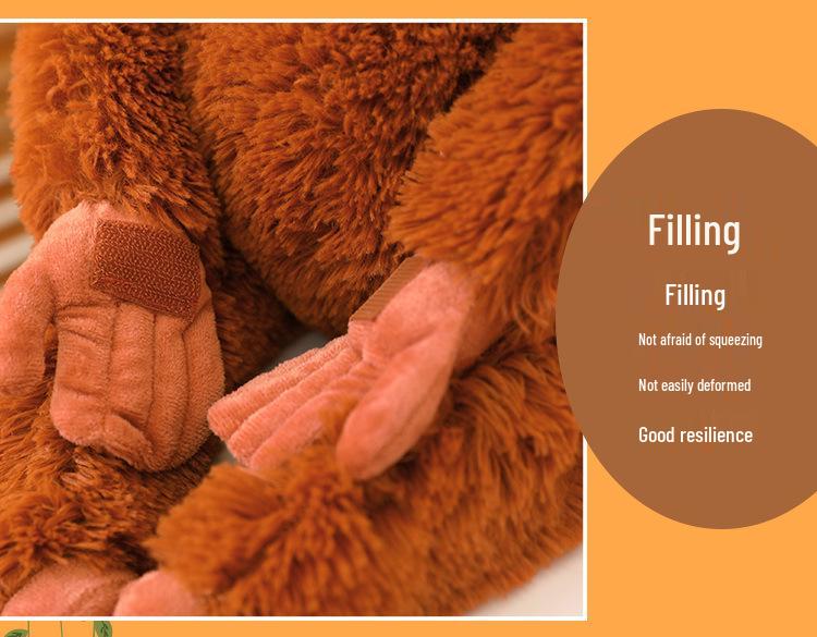 Cross-Border E-commerce Plush Monkey Doll - Animal Zoo Simulation Gift Item