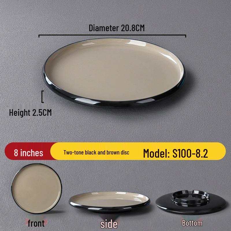 Melamine Nordic Style Cold Dish & Stir-fry Plate for Restaurants and Hotels