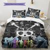 Set Copripiumino Trapuntato con Fantasia Unica Decorazione per la Casa Regalo (1 * copripiumino + 2 * federe senza imbottitura).xwn