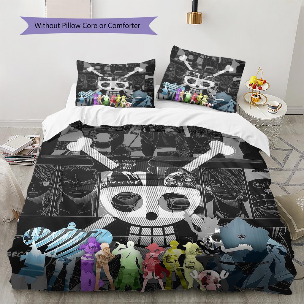 Set Copripiumino Trapuntato con Fantasia Unica Decorazione per la Casa Regalo (1 * copripiumino + 2 * federe senza imbottitura).xwn