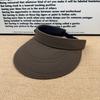 No makeup artifact empty top hat sunscreen hat women's summer models can tie ponytail anti-ultraviolet big brim sun hat sun hat