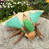ZHONGXIN MADE Green Moth Plush Toy,Realistic Green Moth Stuffed Animal 11 Inch,Realistic Soft Large Moth Plush Model Toy,Unique Stuffed Animal Gift