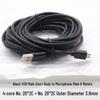 KeBaolong 4-Core Micro USB Data & Power Extension Cable for Xiaomi Camera Surveillance