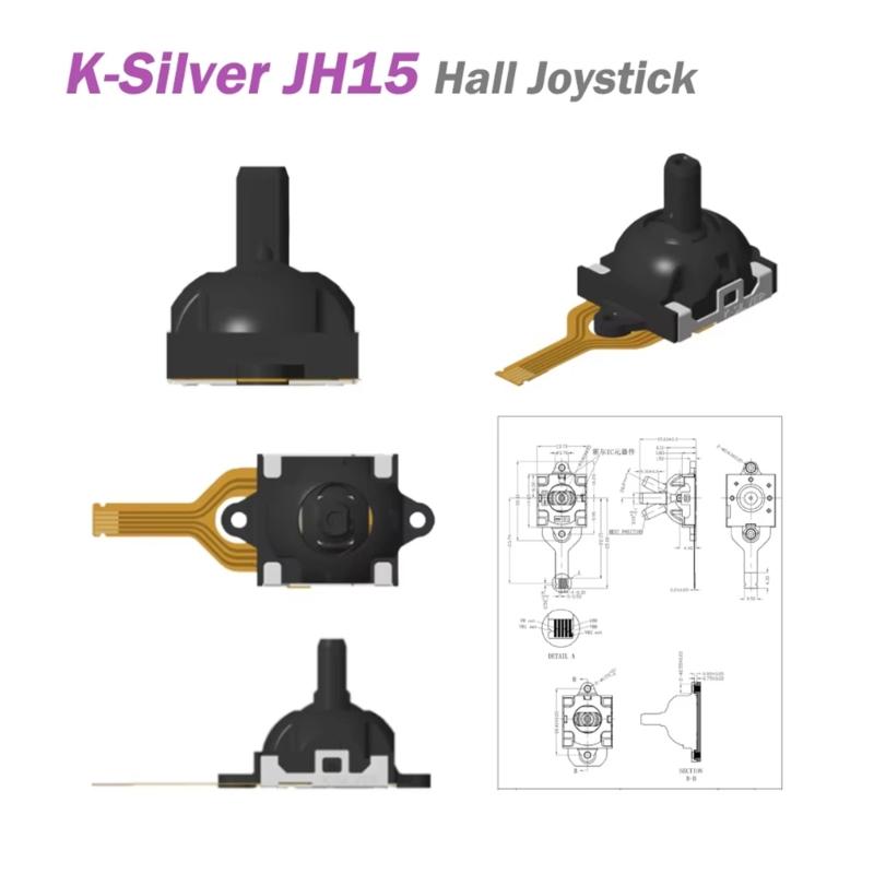 1 Pair Hall Sensors Analog Joystick Thumb Stick for ROG Game Console Replacement Thumbstick Module Gaming Accessory