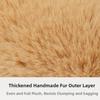 Foldable Earmuffs Winter Ear Warmers Faux Fur Plush Ear Muffs New Faux Fur Earmuffs  for Car Fuse