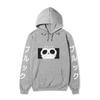 One Piece Blackbeard Hoodie, Skull Print Long Sleeve Pullover Hooded Sweatshirt Anime Streetwear With Sleeve Japanese Letter Print
