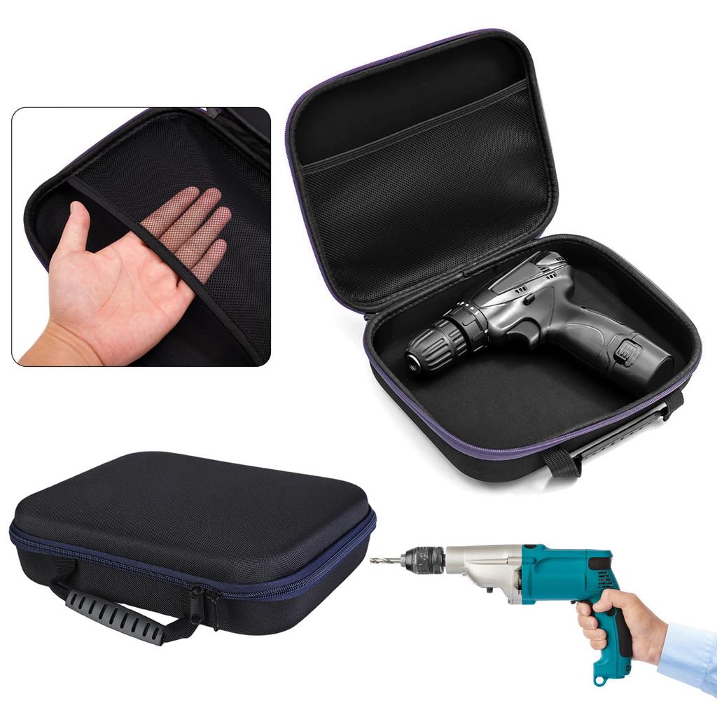 Hard Shell Tool Case for Store Electric Drill Tool Waterproof Tool Bag Shockproof Tool Box Electric Drill Carry Case