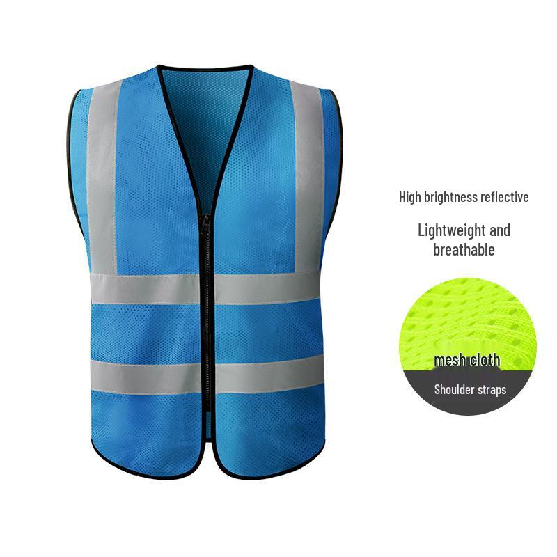 Hersteller-Sicherheitsweste mit mehreren Taschen und Reflektoren für Bau, Reinigung und Transport