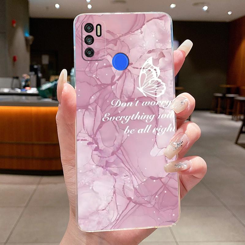 For Tecno Spark 5 Air 6 Air Spark5 Pro Funda Cover Flower Butterfly Bow Phone Casing Soft Silicone Transparent TPU Jelly Case