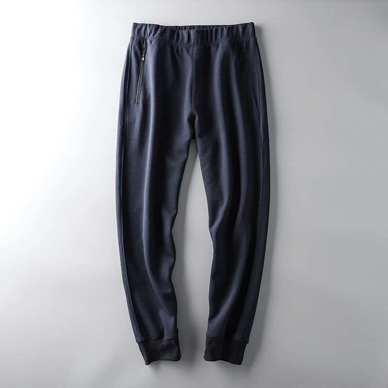 Export Tail Single Men's Cut Label Cattle Goods Sports Pants Jogger Pants Silm Closed Pants Export Original Order Spring and Autumn Casual Trousers