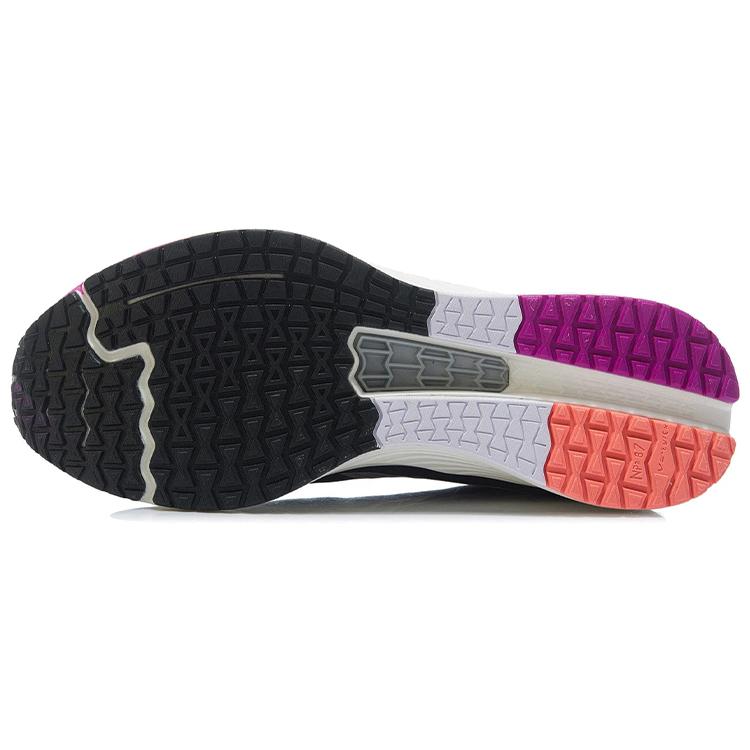 Li Ning Red Hare 4 Comfortable Fabric Slip Resistant Abrasion Resistant Low top Light Foam Running Shoes Men's Purple ARMR003-10