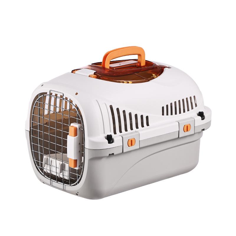 Lightweight Portable Cat Travel Cage - Breathable and Compact Pet Carrier