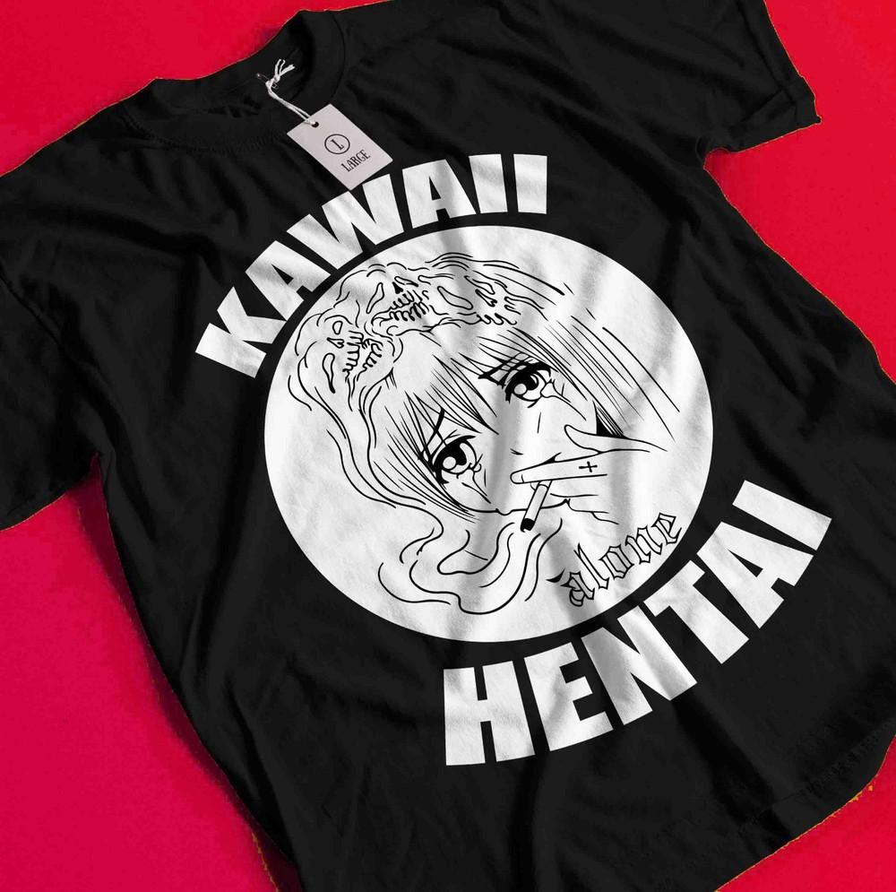 

Ecchi Style Top Japanese Manga Graphic Tee Streetwear Unisex Anime Girl T-Shirt BB086 3XL