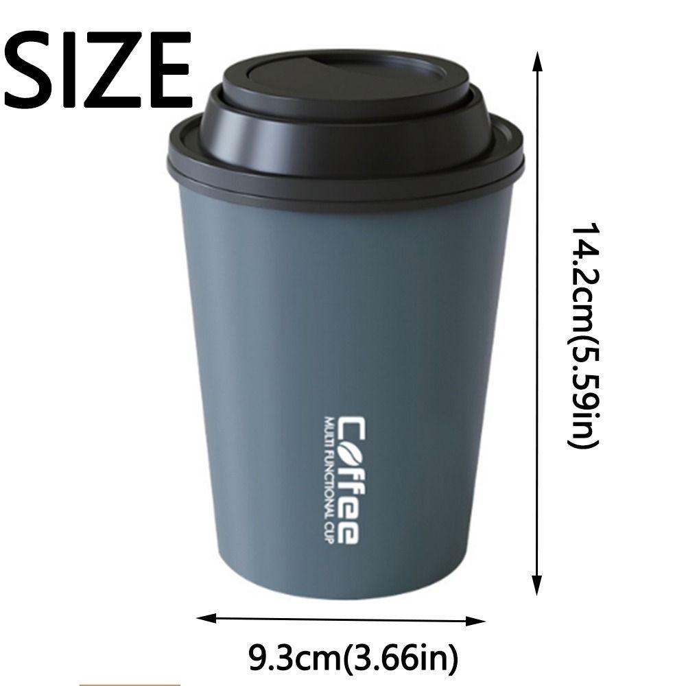 Portable Children's Stationery Set Coffee Cup Shape Learning Storage Cup for School