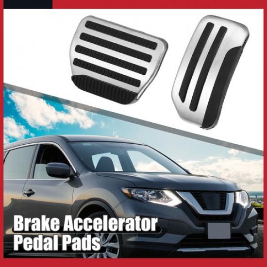 Pack of 2 For Nissan Pathfinder 2013- Brake and Gas Accelerator Pedal Covers