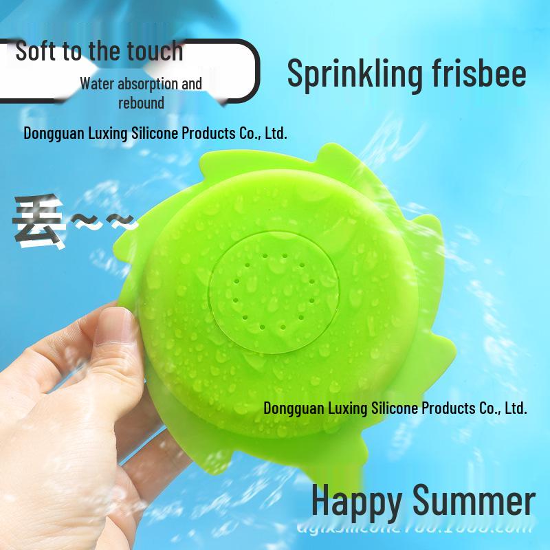 Silicone Sprinkler Frisbee: Children's Outdoor & Bathroom Water Play Toy