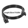 High Performances 8Pin To 6+2 Pin PCIE GPU Power Cable 50cm Length for Modulars PSUs Connection
