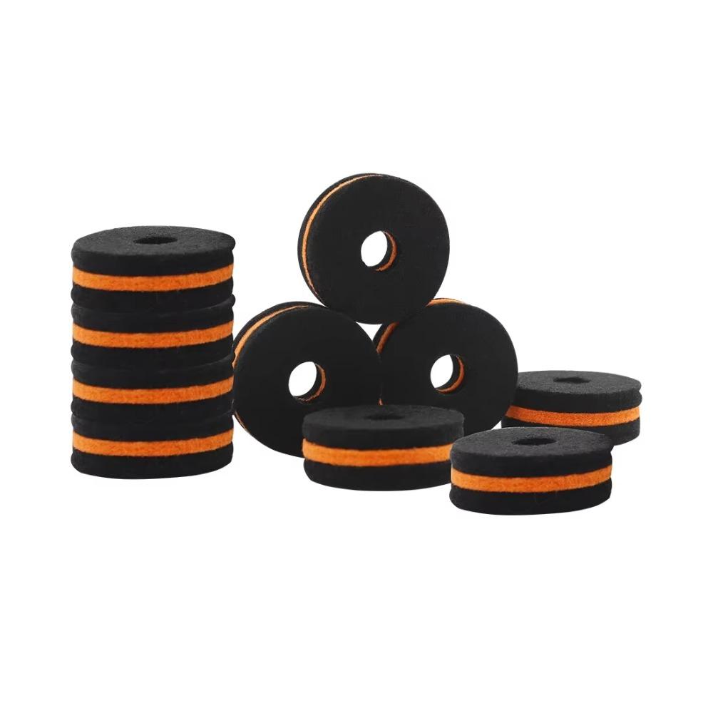 Protection Set Cymbals Felt Pad Standard Size Cymbals Washer Pad Musical Instruments 10pcs