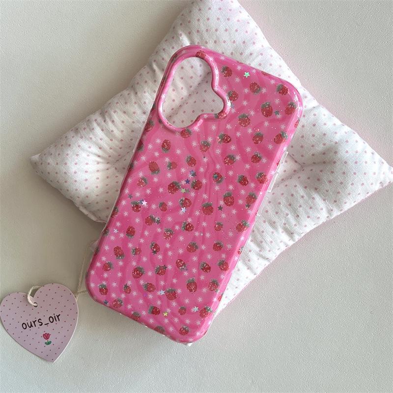 Rose Red Double-Layer Anti-Fall Phone Case for iPhone 14/13 and Apple 17/16/15 ProMax