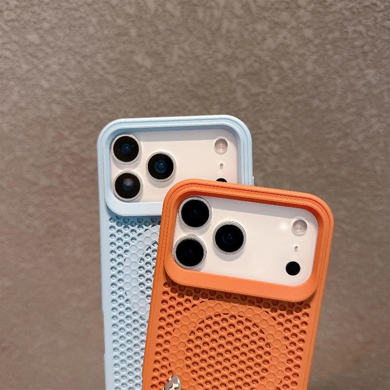 Heat Dissipation Mesh For Magsafe Wireless Charging Case For iPhone 17 16 15 14 13 12 Pro Max Plus 17 Air Breathable Hard Cover