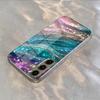 Electroplated Gold New Phone Case for Samsung Galaxy S26 Ultra S25 Plus S24 S23 S22 Fe Tempered Glass Artistic Texture Patterns