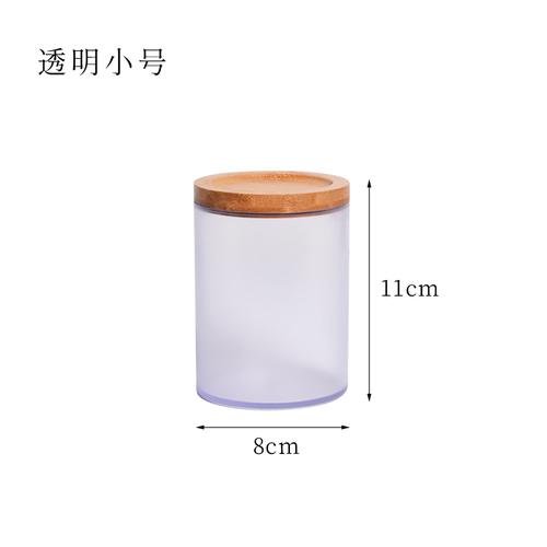 

Бамбуковая крышка Пластиковая шкатулка для украшений Декоративная банка Круглая емкость для хранения Домашний настольный органайзер Шкатулка для хранения украшений Органайзер для украшений прозрачный
