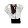 Nike Sports Casual Hooded Jacket Women Jacket Off-White DN4952-113
