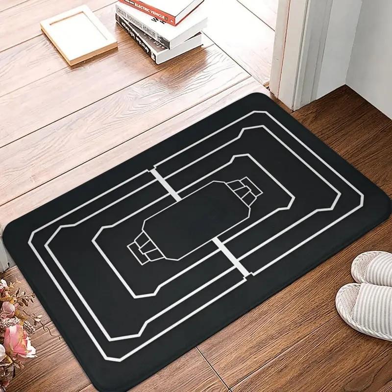 

Simple Line Carpet, Entrance Door and Foyer Carpet, Anti-slip and Dirt-resistant Carpet, Bathroom Carpet, Home Decoration 40X60CM(1.3X2FT