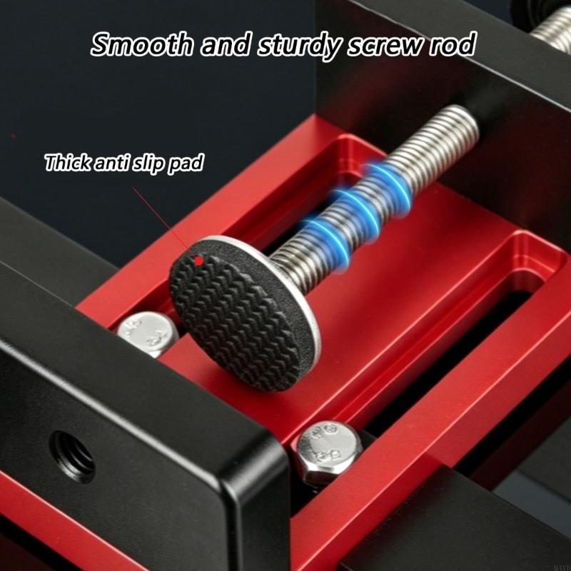Cabinet Door Installation Jig With Adjustable Aluminum Handle For Precises Positioning And Easy Mounting M4YD