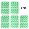 5pcs Square Phone Holder Mat Silicone Anti-Slip Phone Mount New Suction Cup Phone Holder  Wall Mount