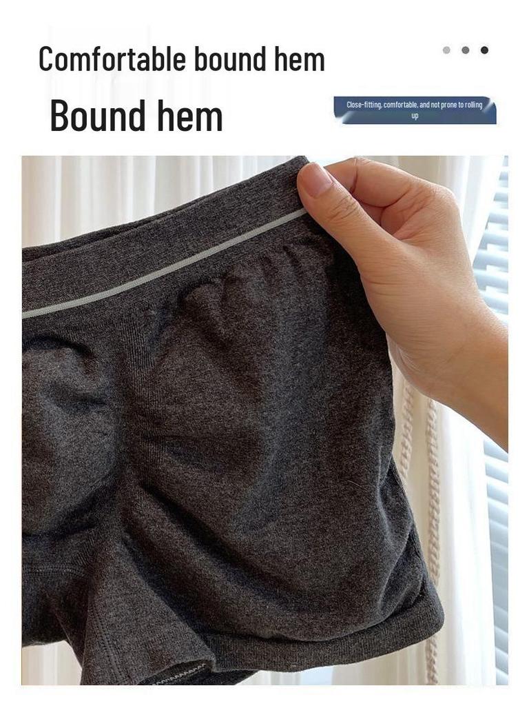 Men's Plus Size Breathable Cotton Boxers, Antibacterial Xinjiang Cotton Briefs, Flat Leg Underwear for Boys and Men.