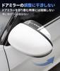 Serena Applicable Door Mirror Visor for Cars with Logo Rain