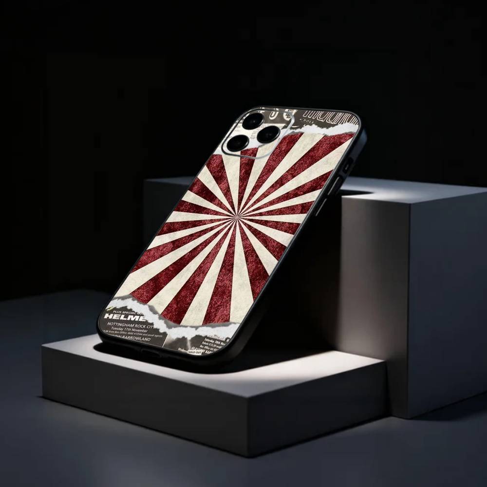 B-Burgundy White Stripe Phone Case Silicone Soft For IPhone 17 16 15 14 13 12 11 X XR Plus Pro Max Plus