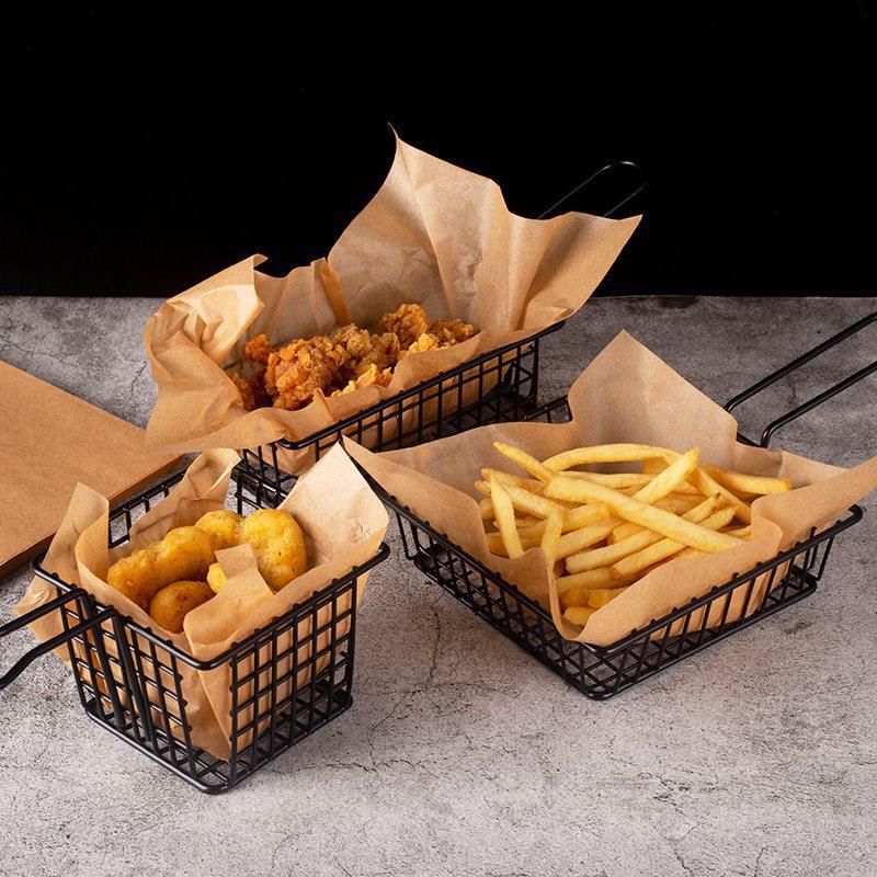 Kraft Greaseproof Disposable Food Tray & Pizza Baking Paper