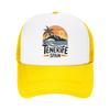 Teneriffa Spanien Retro Design Sonnenuntergang Wellen Baseballkappe Tennis Skate Sonnenschutz Trucker-Kappe Paar yk Cooler Aufdruck Snapback-Kappe