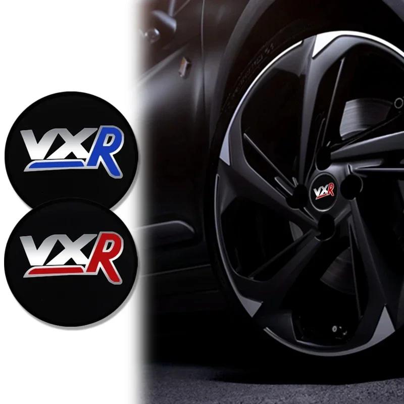 4PCS 56+60mm VXR Emblem Car Wheel Hub Center Cap Cover Badge Stickers For Vauxhall Vectra Zafira Vxr8 Astra Mokka Corsa Gts