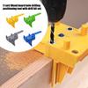 Multifunction Drill Bit Doweling Jigs Set With Depth Stop Collar For Accurate Wood Joinery And DIY Projects Cabinet Assembly