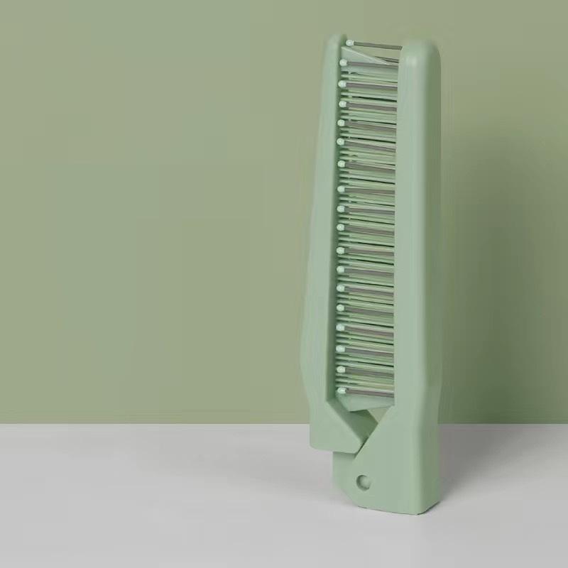 Dwufunkcyjny Składany Grzebień Podróżny Antystatyczny Narzędzie do Włosów Kręconych Miękkie Zęby Rozczesywanie Przenośny Dla Dziewcząt Akcesoria do Stylizacji Włosów