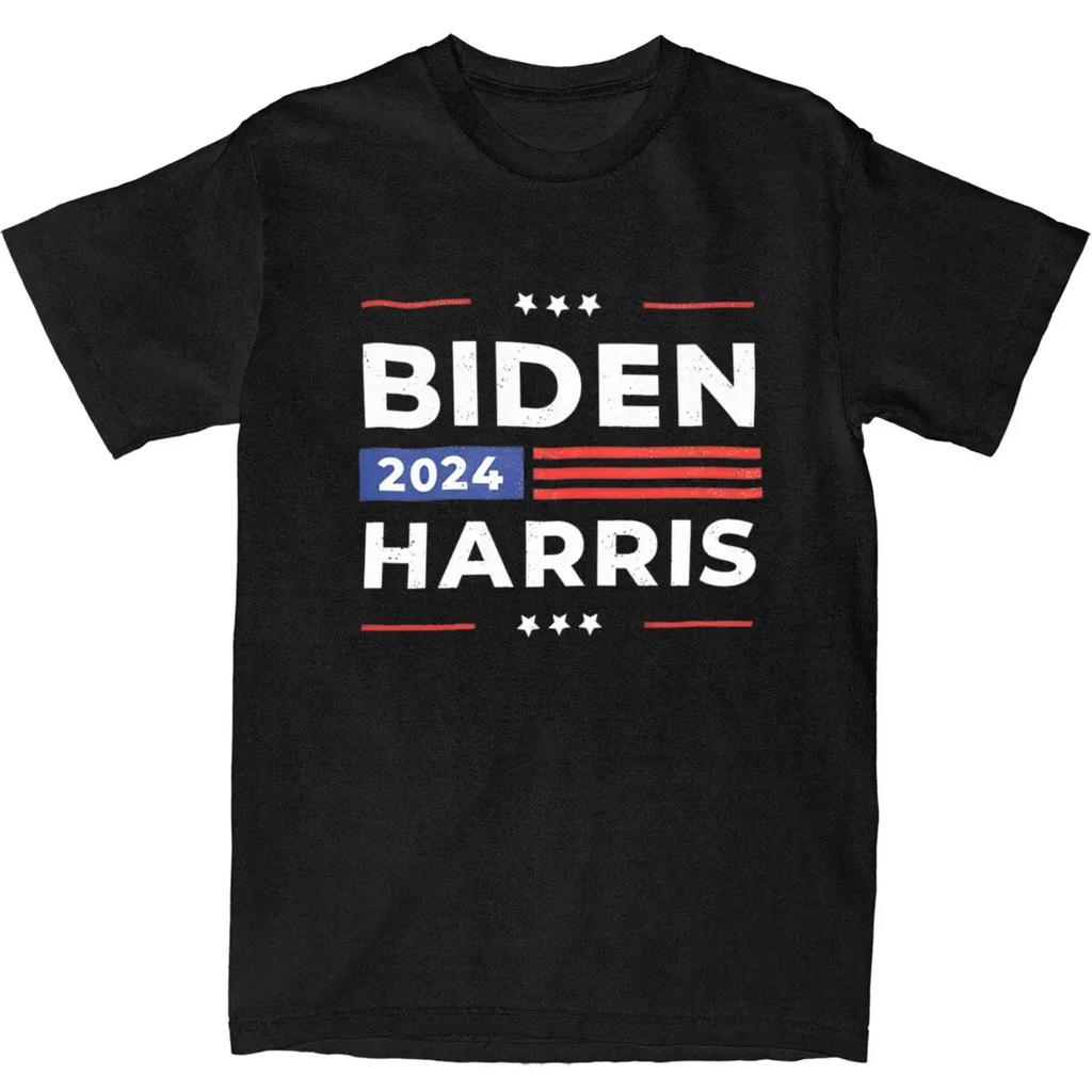 T Shirt Biden Harris 2024 President American Flag T Shirts Fashion Summer Tee Shirt