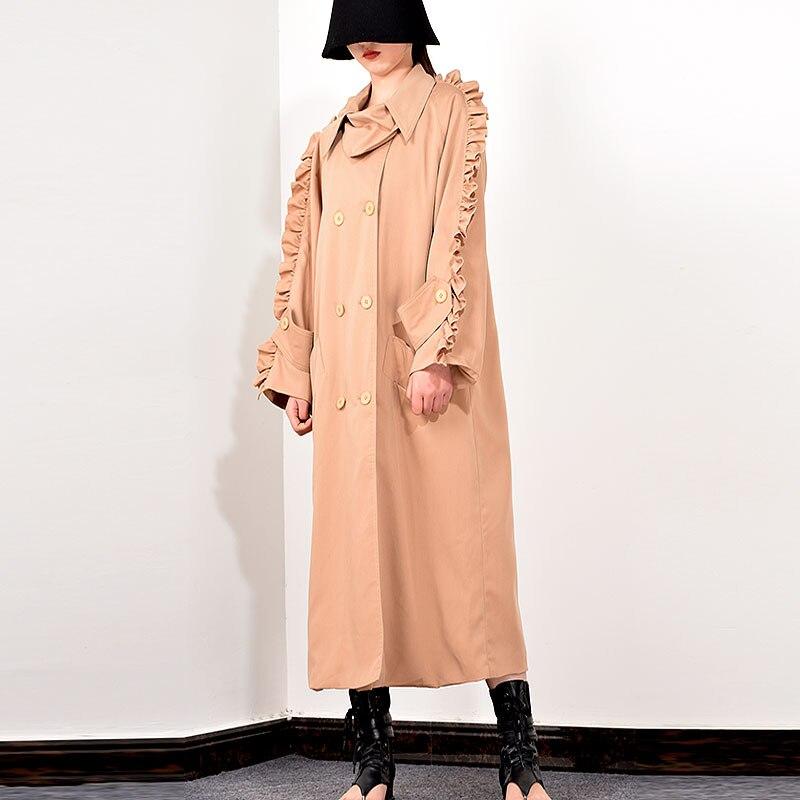 XITAO Fashion Double Breasted Trench XJ3592