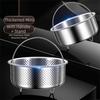 Stainless Steel Food Steamer Rack Water Resistant Rice Cooker Basket  Pressure Cooker