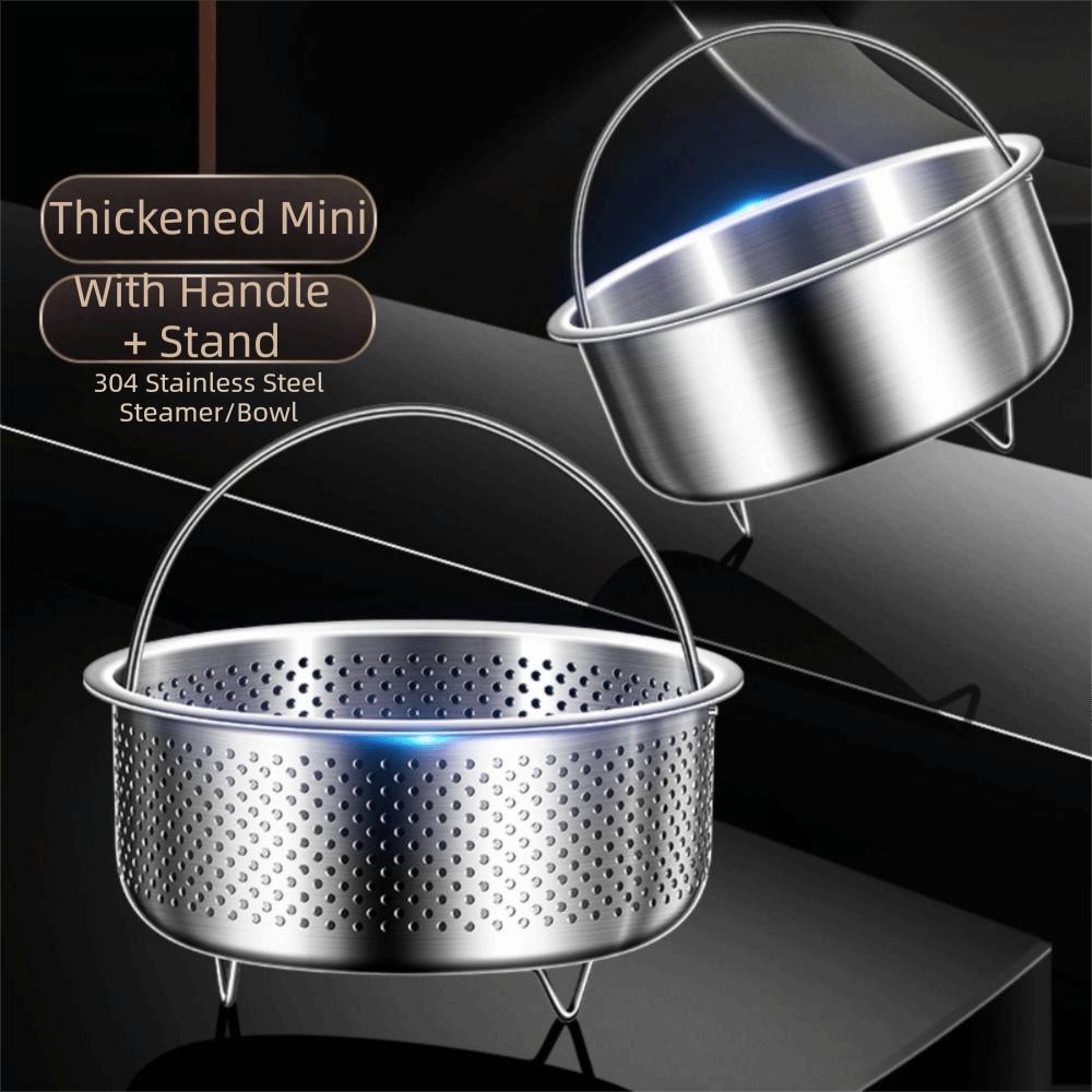 Stainless Steel Food Steamer Rack Water Resistant Rice Cooker Basket  Pressure Cooker
