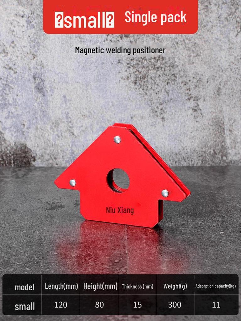 Magnetic Welding Fixture: Multi-Angle Positioning Tool & 90° Triangle Ruler