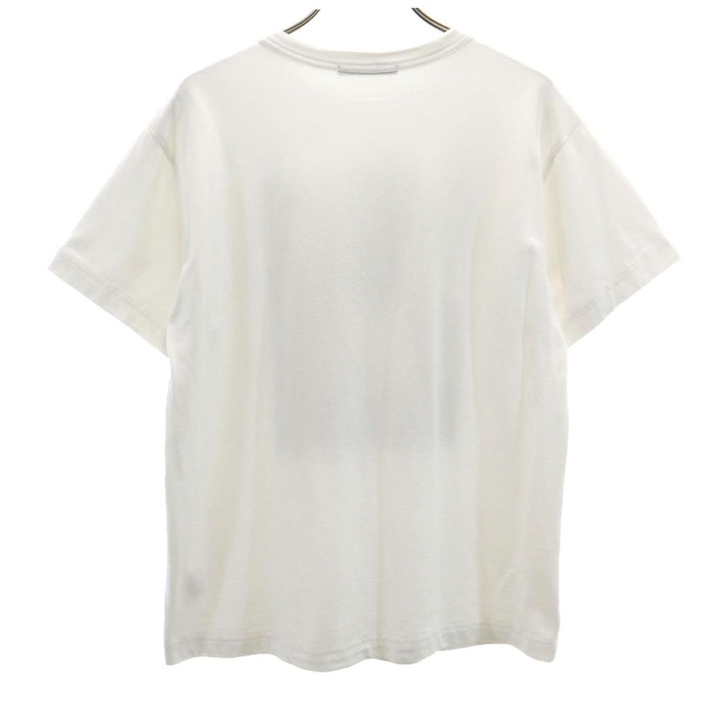 Mizuiro Ind Made In Japan Photo Print Short Sleeve T-shirt White Women Used