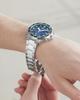 Tissot Men's Seastar 1000 Chronograph Watch with Blue Dial and Bracelet, T1204171104101 [Official Import]